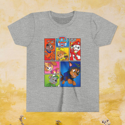 Paw Patrol T-shirt - Animation TV Series Youth Short Sleeve Tee