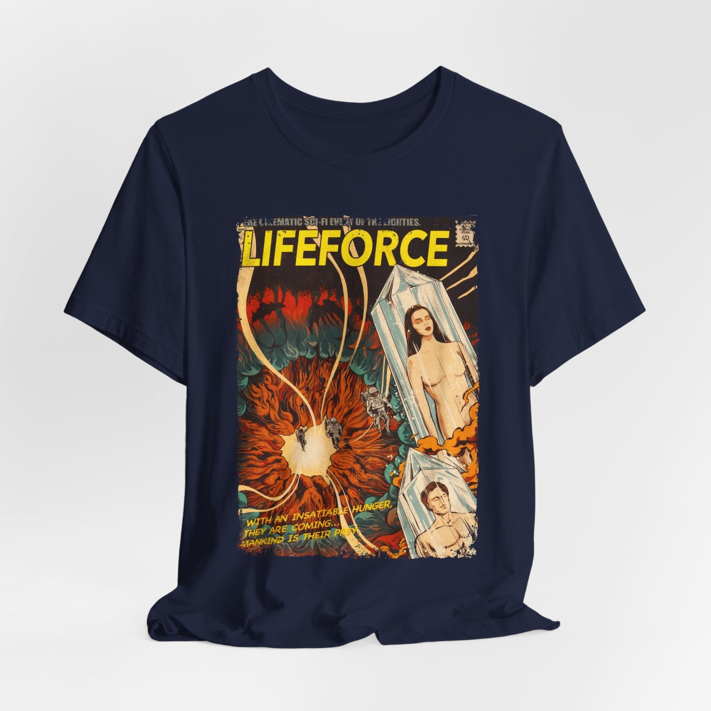 Lifeforce Horror Movie | Unisex Graphic Short Sleeve Tee