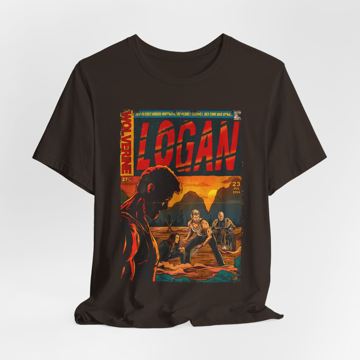 Logan X-Men Superhero Movie | Unisex Graphic Short Sleeve Tee