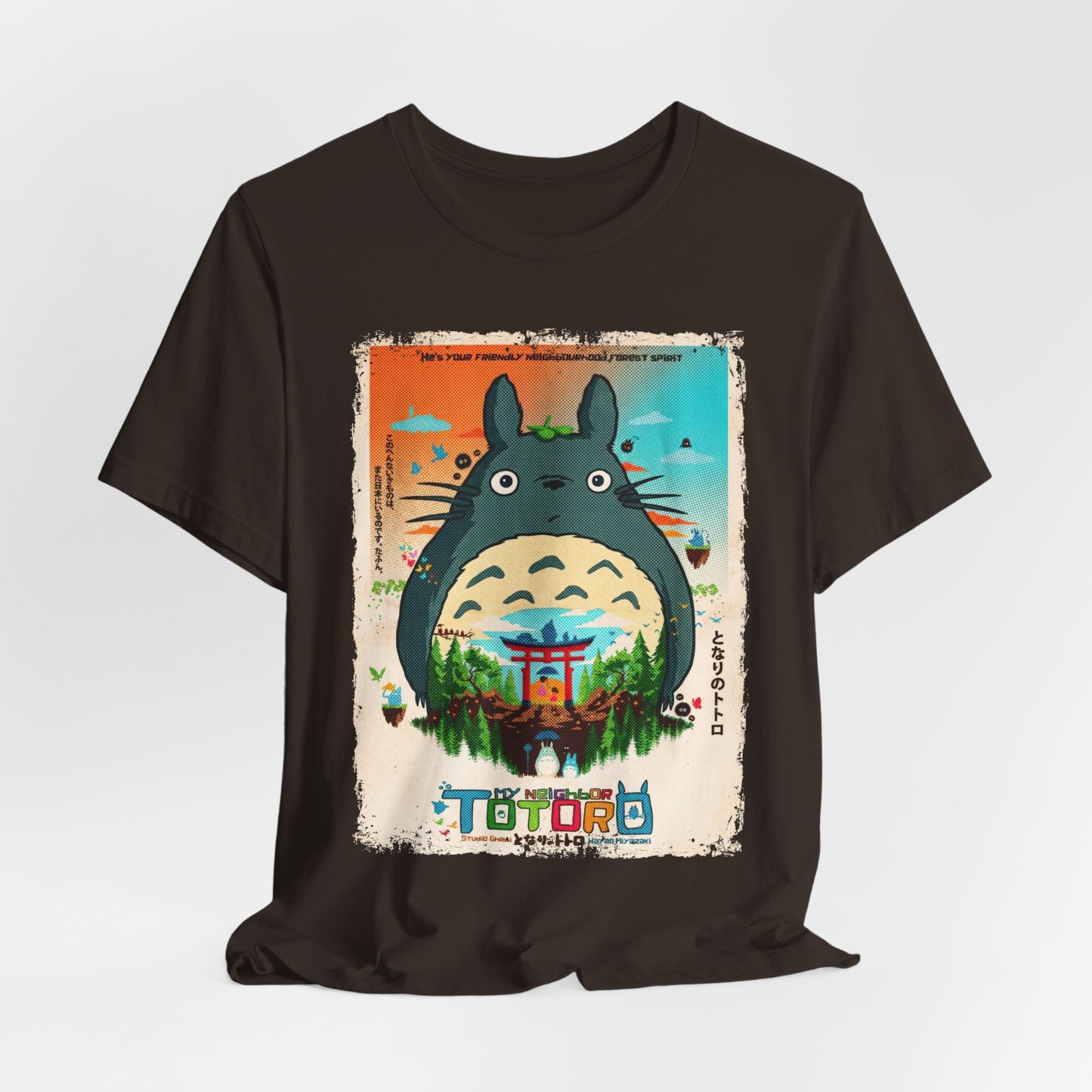 Ghibli's My Neighbor Totoro Anime Movie T-Shirt | Unisex Graphic Short Sleeve Tee