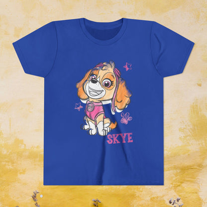Skye - Paw Patrol T-shirt - Animation TV Series Youth Short Sleeve Tee
