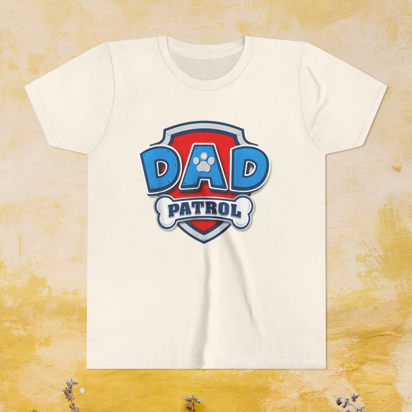 Dad Patrol - Paw Patrol Father's Day T-shirt - Animation TV Series Youth Short Sleeve Tee