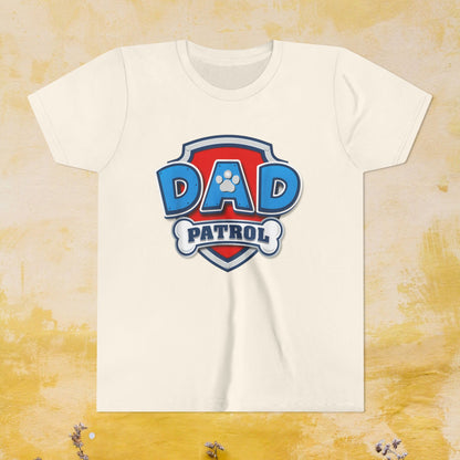 Dad Patrol - Paw Patrol Father's Day T-shirt - Animation TV Series Youth Short Sleeve Tee