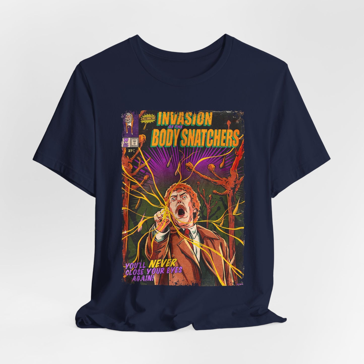 Invasion of The Body Snatchers Horror Movie | Unisex Graphic Short Sleeve Tee