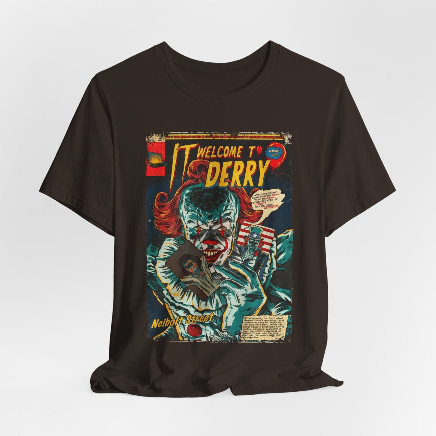 IT Welcome To Derry Horror TV Series | Unisex Graphic Short Sleeve Tee