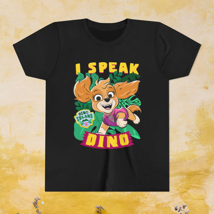 I Speak Dino - Paw Patrol: The Dino Movie T-shirt - Animation TV Series Youth Short Sleeve Tee