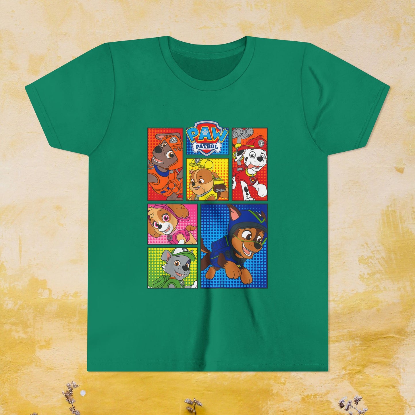 Paw Patrol T-shirt - Animation TV Series Youth Short Sleeve Tee