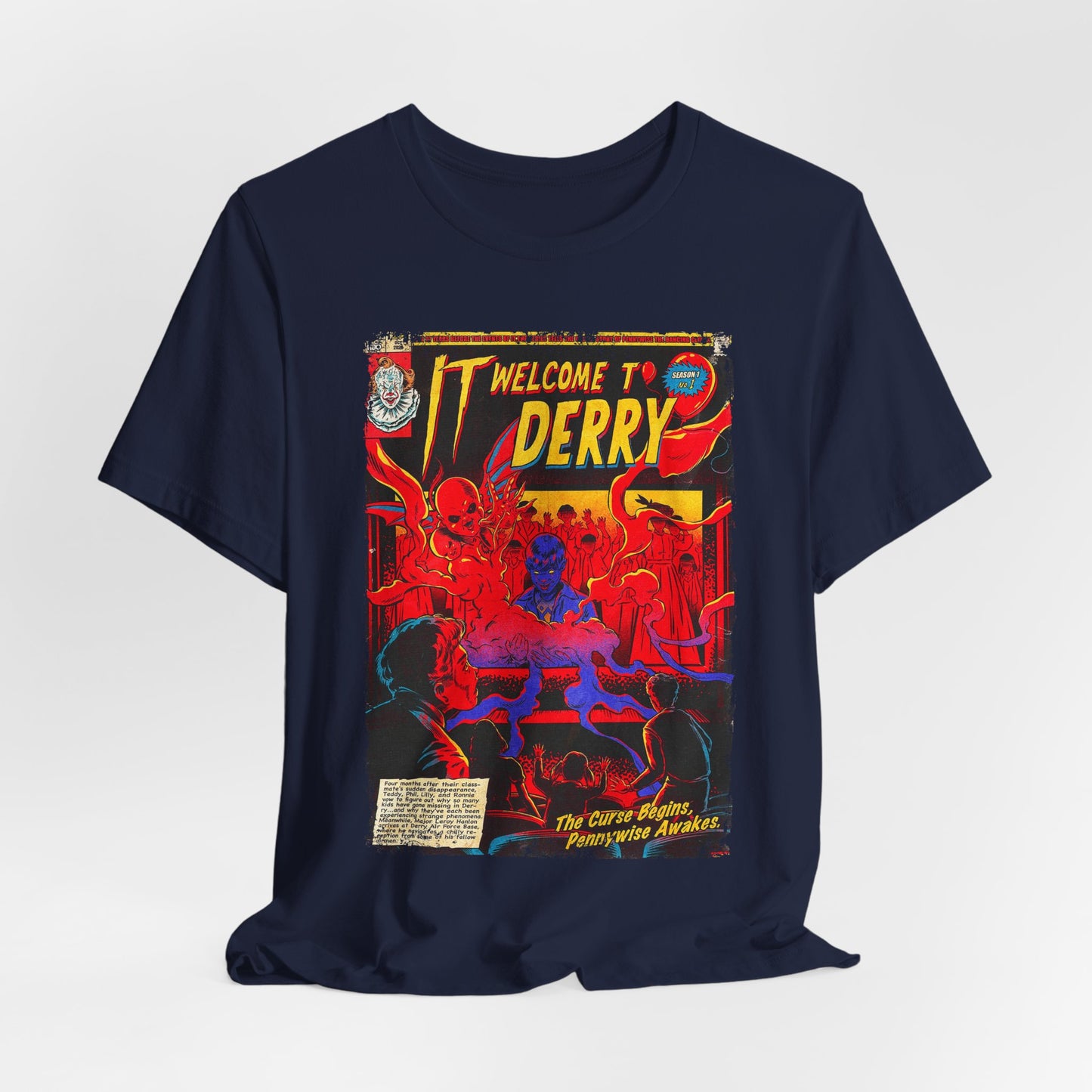 IT Welcome To Derry Horror TV Series | Unisex Graphic Short Sleeve Tee