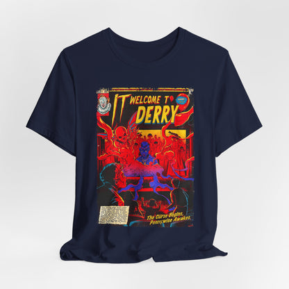 IT Welcome To Derry Horror TV Series | Unisex Graphic Short Sleeve Tee