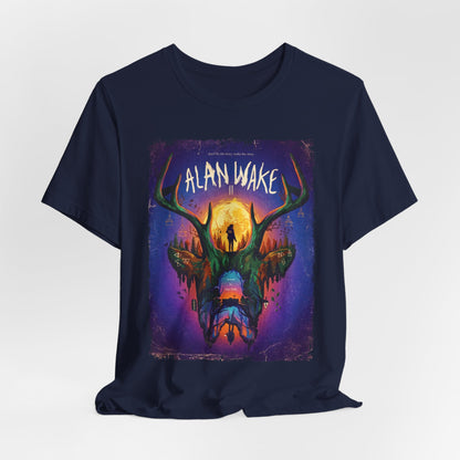 Alan Wake II Video Game T-Shirt | Unisex Graphic Short Sleeve Tee