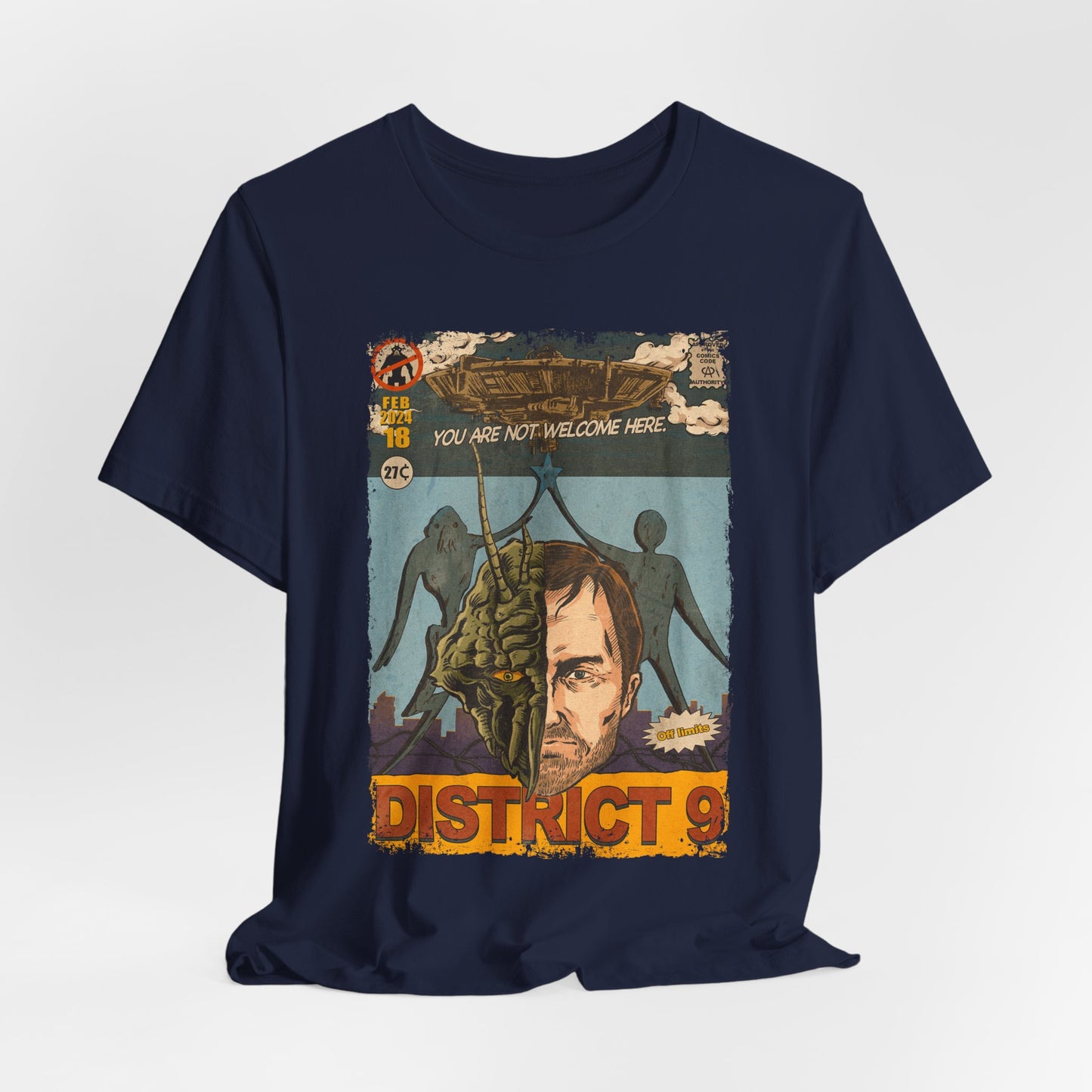 District 9 Horror Movie | Unisex Graphic Short Sleeve Tee