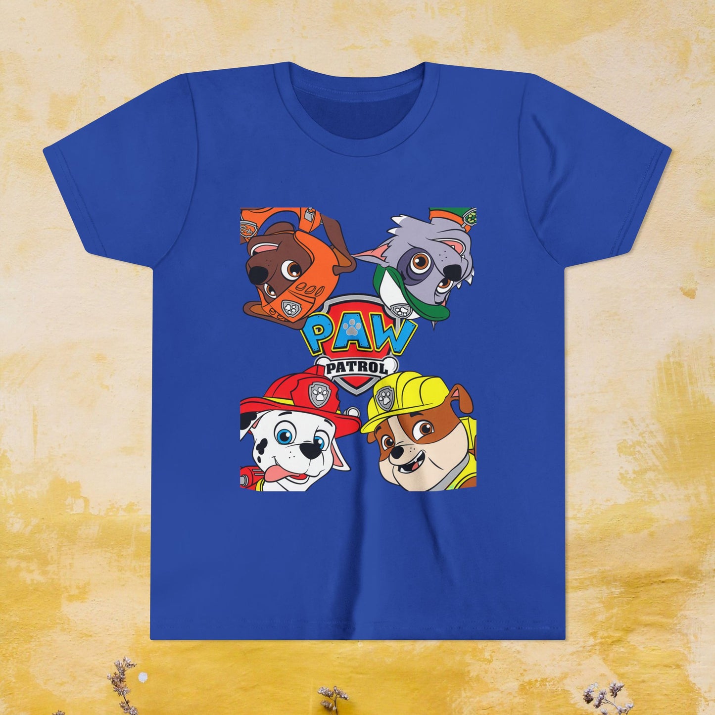 Paw Patrol T-shirt - Animation TV Series Youth Short Sleeve Tee