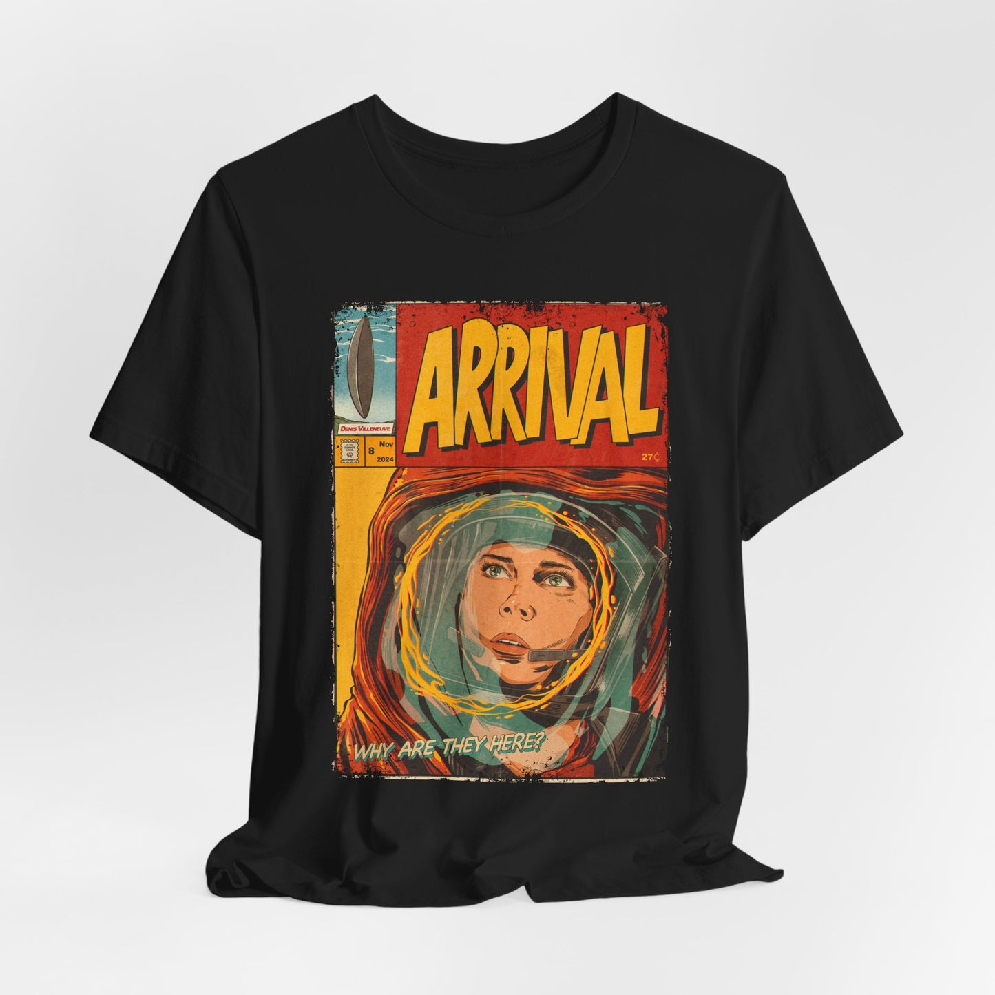 Arrival Horror Sci-fi Movie | Unisex Graphic Short Sleeve Tee