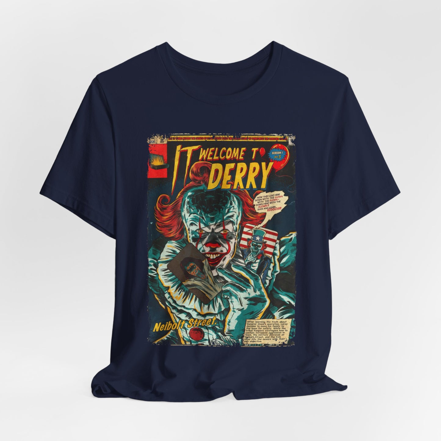 IT Welcome To Derry Horror TV Series | Unisex Graphic Short Sleeve Tee