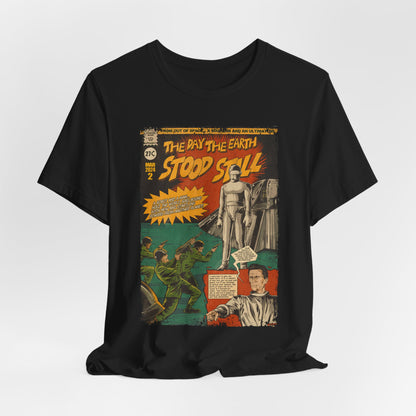 The Day The Earth Stood Still Horror Sci-fi Movie | Unisex Graphic Short Sleeve Tee