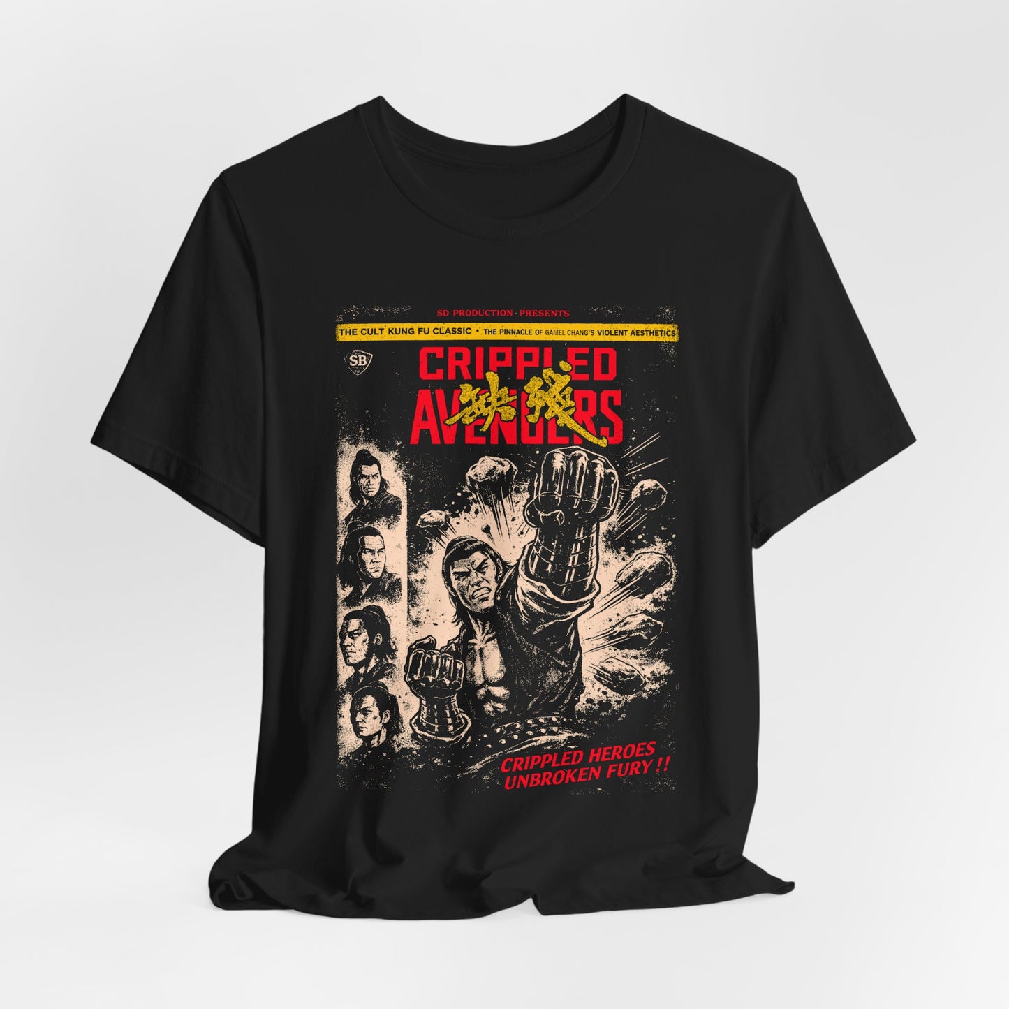 Crippled Avengers Movie T-Shirt | Unisex Graphic Short Sleeve Tee
