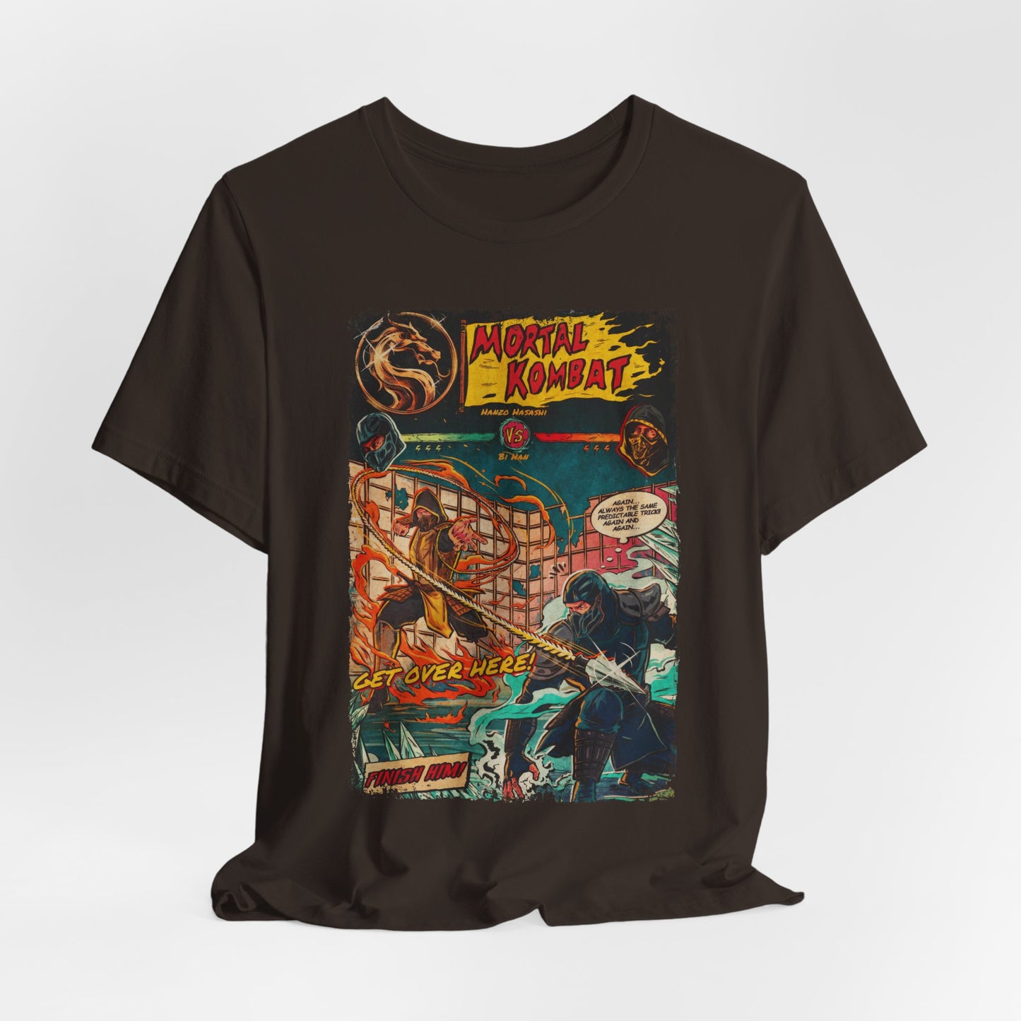 Mortal Kombat Action Video Game Movie | Unisex Graphic Short Sleeve Tee