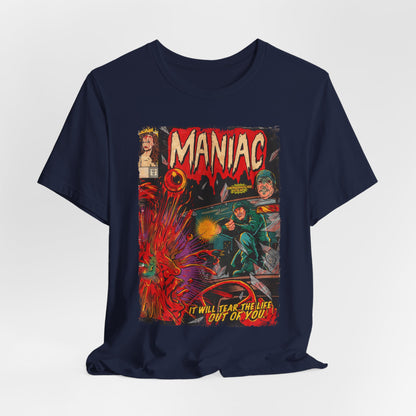 Maniac Horror Movie | Unisex Graphic Short Sleeve Tee