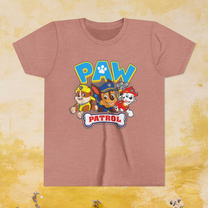 Paw Patrol T-shirt - Animation TV Series Youth Short Sleeve Tee