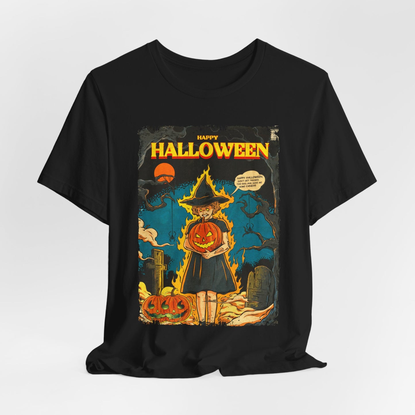 Happy Halloween Horror Movie | Unisex Graphic Short Sleeve Tee
