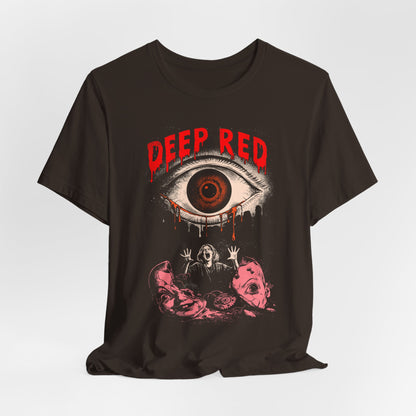 Deep Red Horror Movie T-Shirt | Unisex Graphic Short Sleeve Tee
