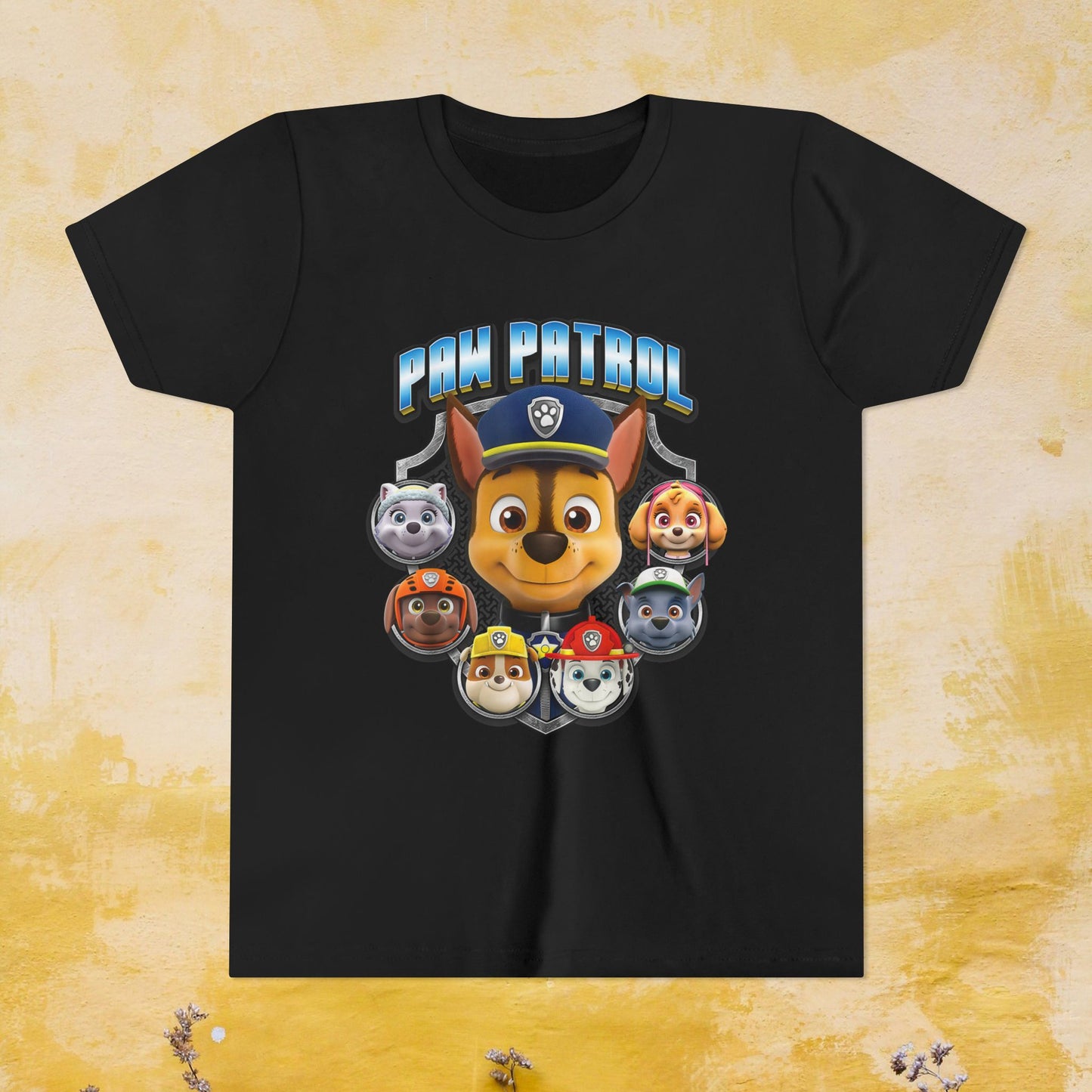 Paw Patrol T-shirt - Animation TV Series Youth Short Sleeve Tee