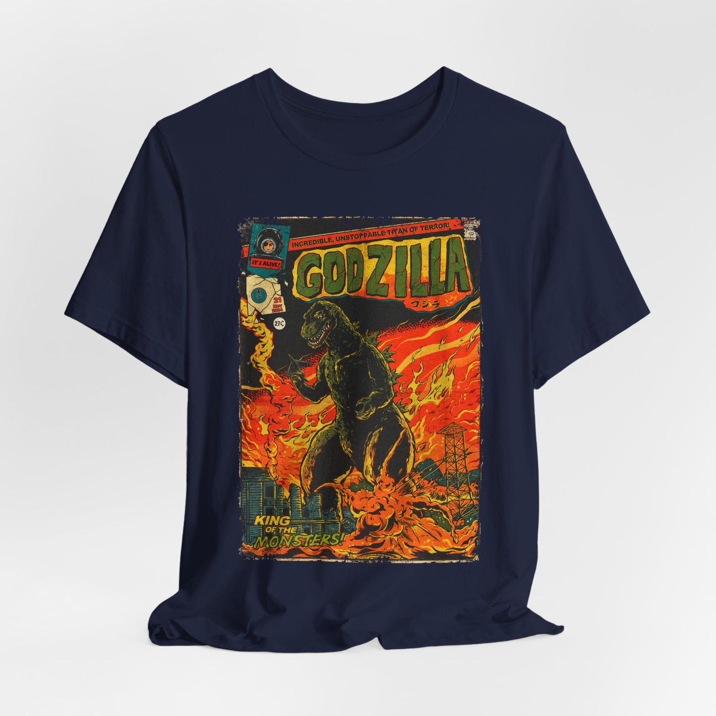 Godzilla Movie | Unisex Graphic Short Sleeve Tee