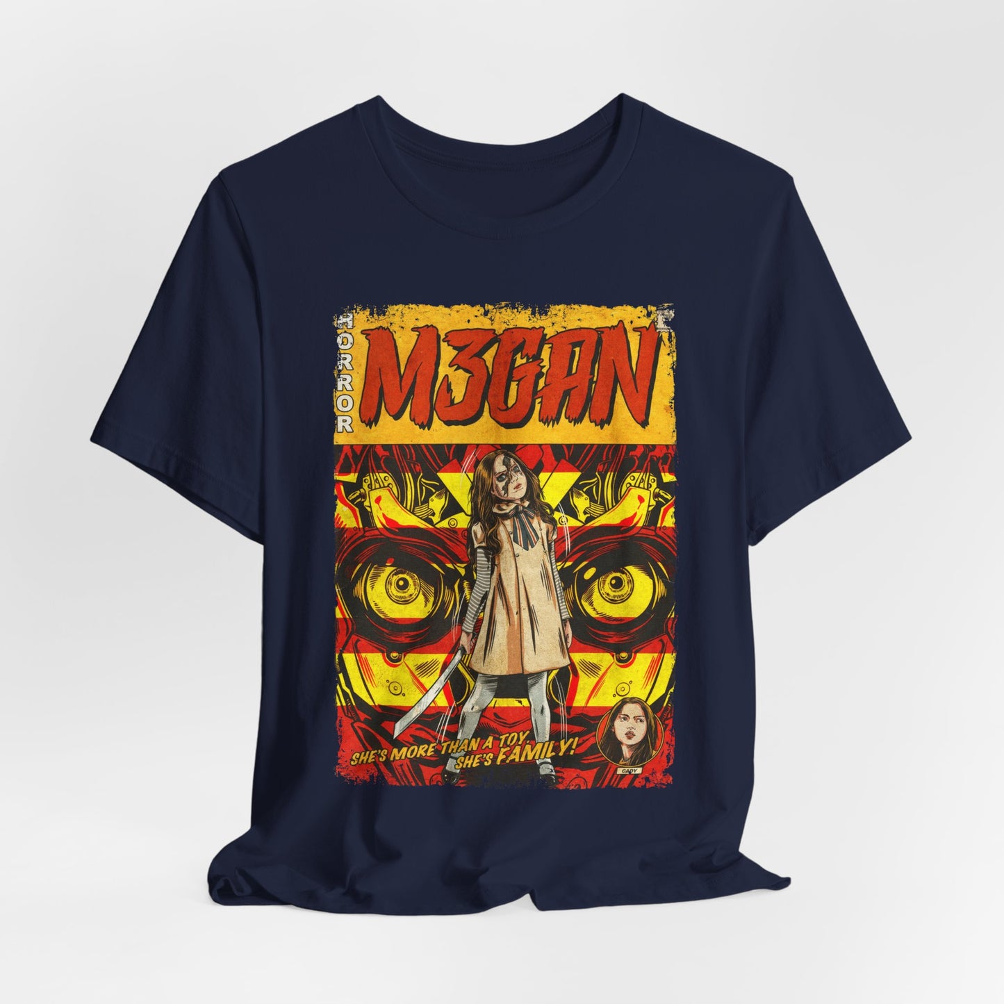 M3gan Horror Movie | Unisex Graphic Short Sleeve Tee