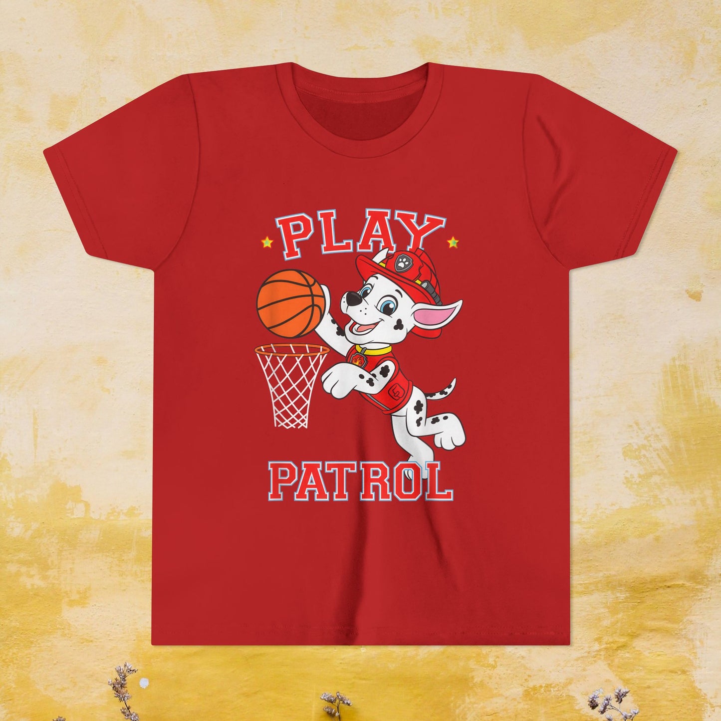 Play Patrol - Paw Patrol T-shirt - Animation TV Series Youth Short Sleeve Tee