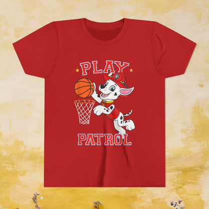 Play Patrol - Paw Patrol T-shirt - Animation TV Series Youth Short Sleeve Tee