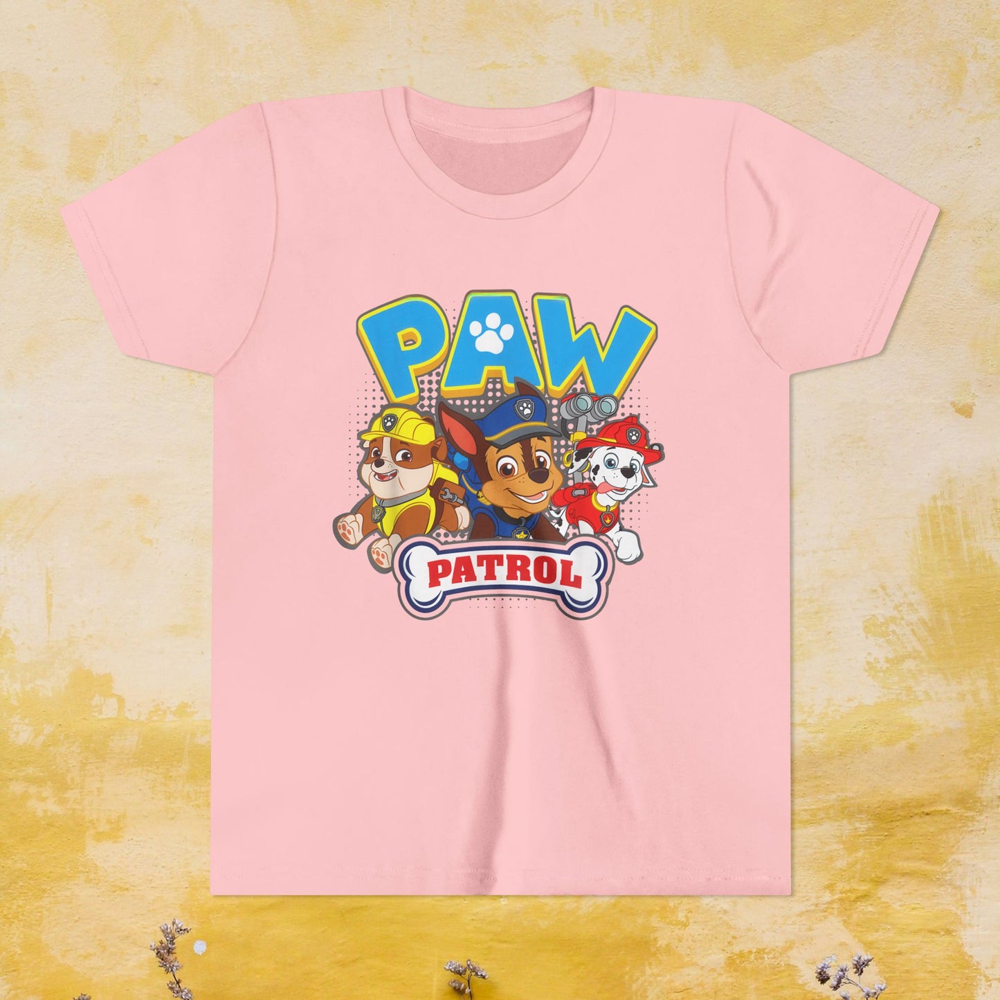 Paw Patrol T-shirt - Animation TV Series Youth Short Sleeve Tee