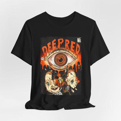 Deep Red Horror Movie | Unisex Graphic Short Sleeve Tee