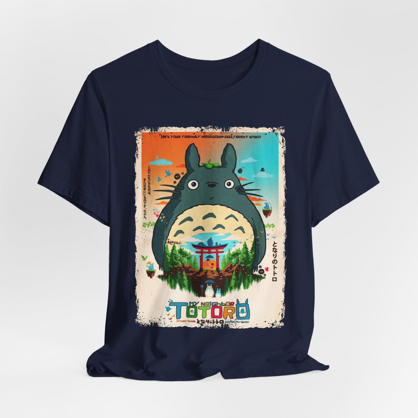 Ghibli's My Neighbor Totoro Anime Movie T-Shirt | Unisex Graphic Short Sleeve Tee