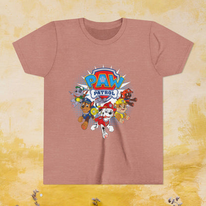 Paw Patrol T-shirt - Animation TV Series Youth Short Sleeve Tee