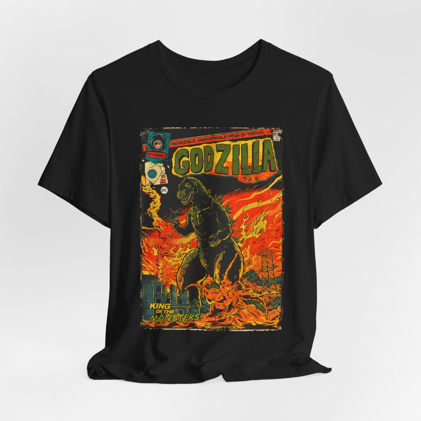 Godzilla Movie | Unisex Graphic Short Sleeve Tee
