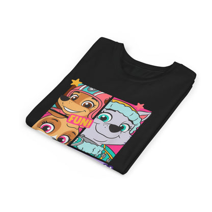 Fun, Super, Pawfect! - Paw Patrol T-shirt - Animation TV Series Youth Short Sleeve Tee