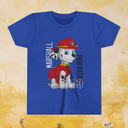 Marshall - Paw Patrol T-shirt - Animation TV Series Youth Short Sleeve Tee