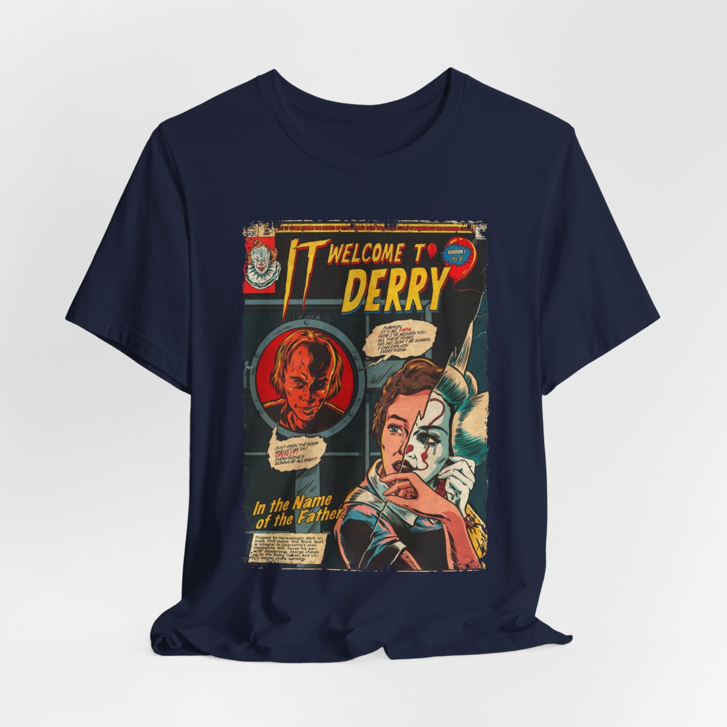 IT Welcome To Derry Horror TV Series | Unisex Graphic Short Sleeve Tee