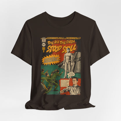 The Day The Earth Stood Still Horror Sci-fi Movie | Unisex Graphic Short Sleeve Tee