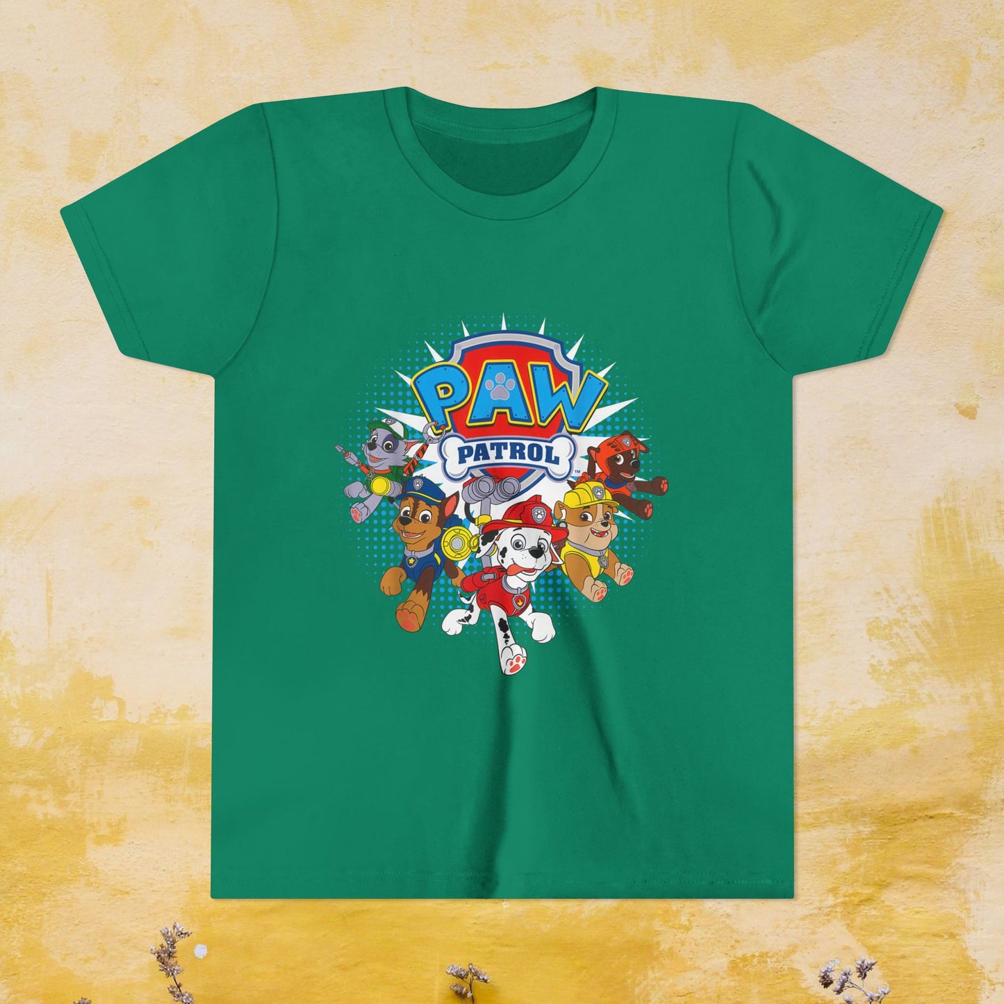 Paw Patrol T-shirt - Animation TV Series Youth Short Sleeve Tee