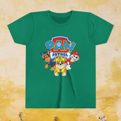 Paw Patrol T-shirt - Animation TV Series Youth Short Sleeve Tee