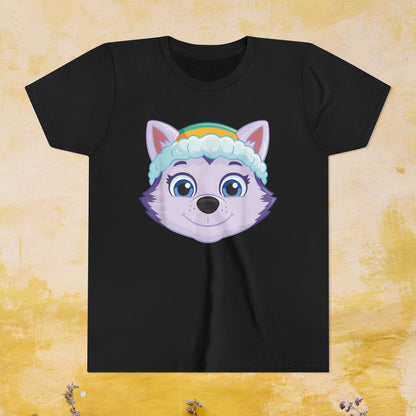Everest - Paw Patrol T-shirt - Animation TV Series Youth Short Sleeve Tee