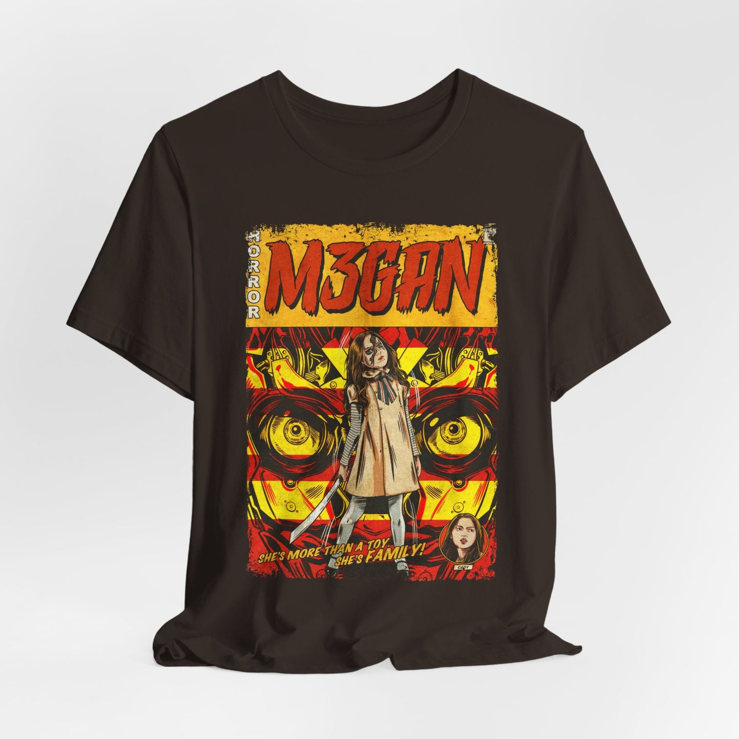 M3gan Horror Movie | Unisex Graphic Short Sleeve Tee