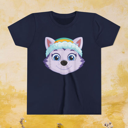 Everest - Paw Patrol T-shirt - Animation TV Series Youth Short Sleeve Tee