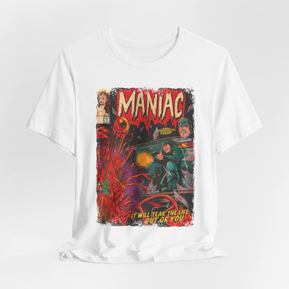 Maniac Horror Movie | Unisex Graphic Short Sleeve Tee