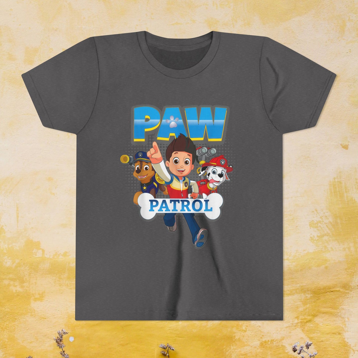 Paw Patrol T-shirt - Animation TV Series Youth Short Sleeve Tee