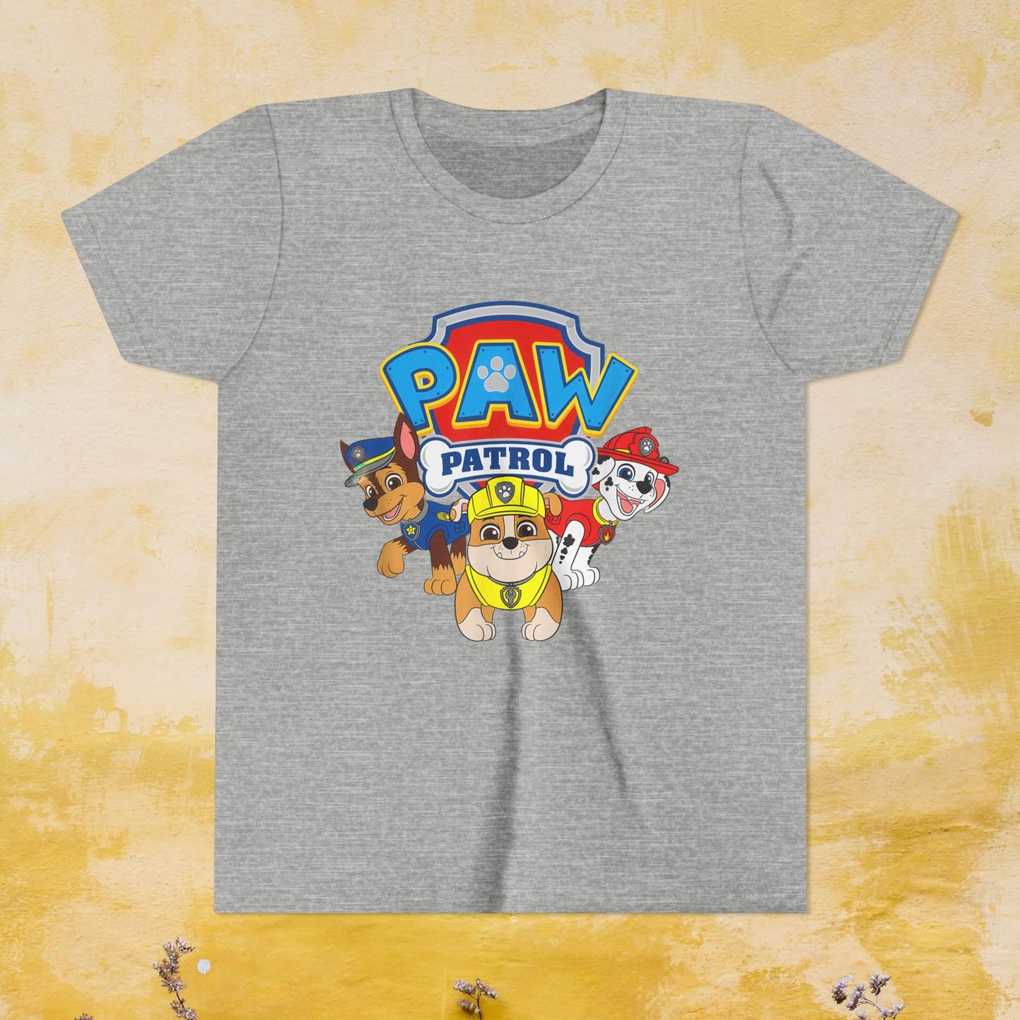 Paw Patrol T-shirt - Animation TV Series Youth Short Sleeve Tee