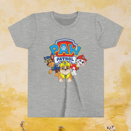 Paw Patrol T-shirt - Animation TV Series Youth Short Sleeve Tee