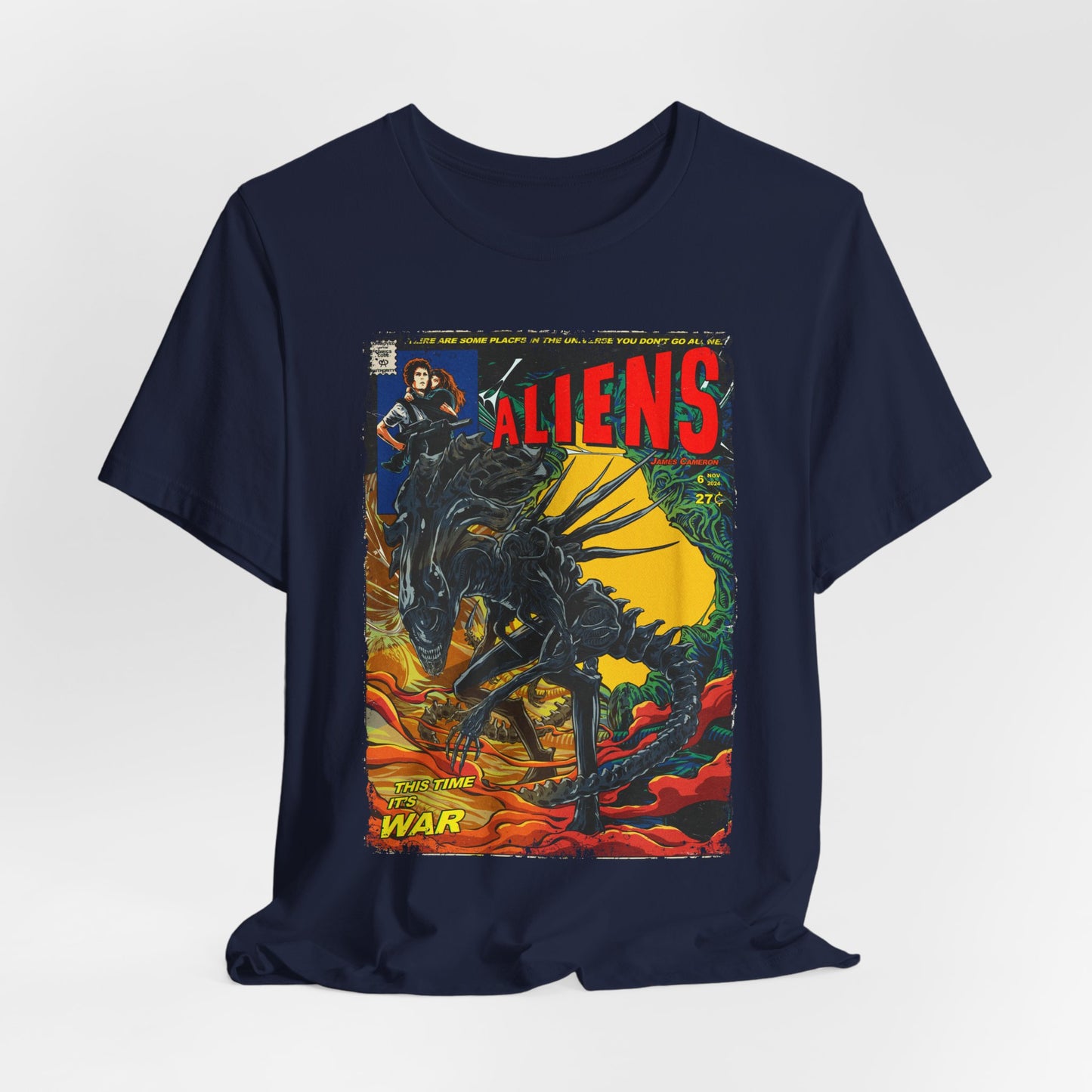 Aliens Horror Sci-fi Movie | Unisex Graphic Short Sleeve Tee
