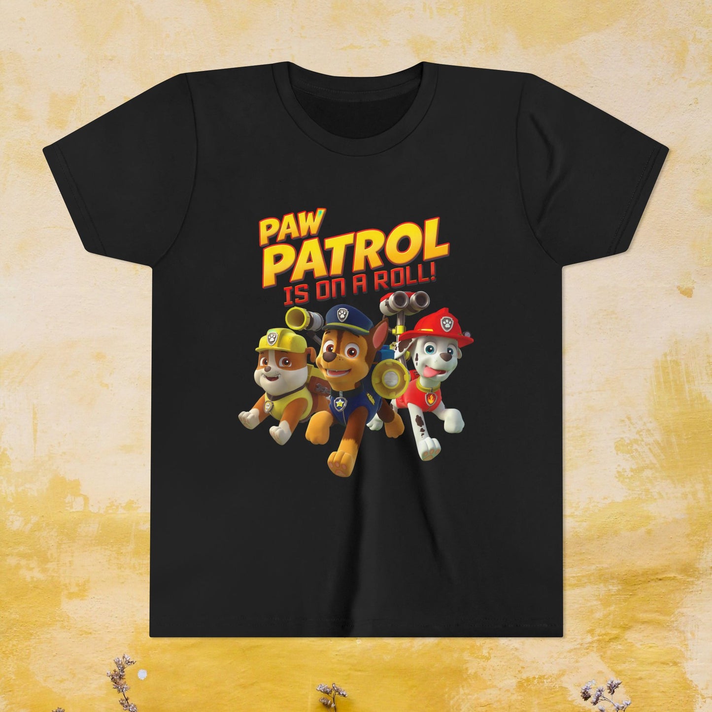 Paw Patrol is On a Roll - Paw Patrol T-shirt - Animation TV Series Youth Short Sleeve Tee